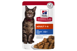 Hill's Science Plan Adult вологий корм для котів з океанічною рибою 85 г*12 шт