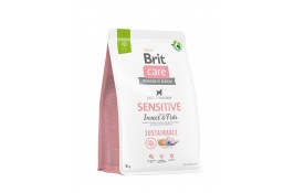 Brit Care Dog Sustainable Sensitive корм для собак с чувствительным пищеварением с рыбой и насекомыми 3 кг