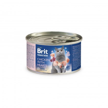 Brit Premium by Nature Cat курица с сердечками 200g