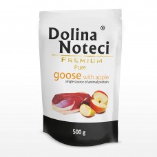 Dolina Noteci Premium Pure для собак алергіків з гускою та яблуком 500 г