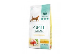 Optimeal Adult Cat Chicken сухий корм для котів з куркою 10 кг