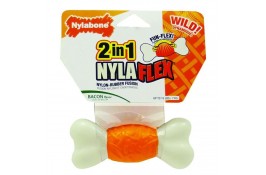 Nylabone Nyla Flex Weave Bone Regular игрушка для собак мини пород с ароматом бекона 10см