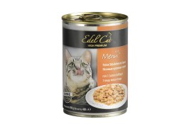 Edel Cat Кусочки с тремя видами мяса в соусе для кошек​ 400g