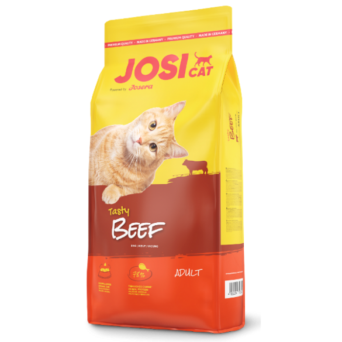 Josera JosiCat Tasty Beef сухий корм для котів з яловичиною 0,65 кг