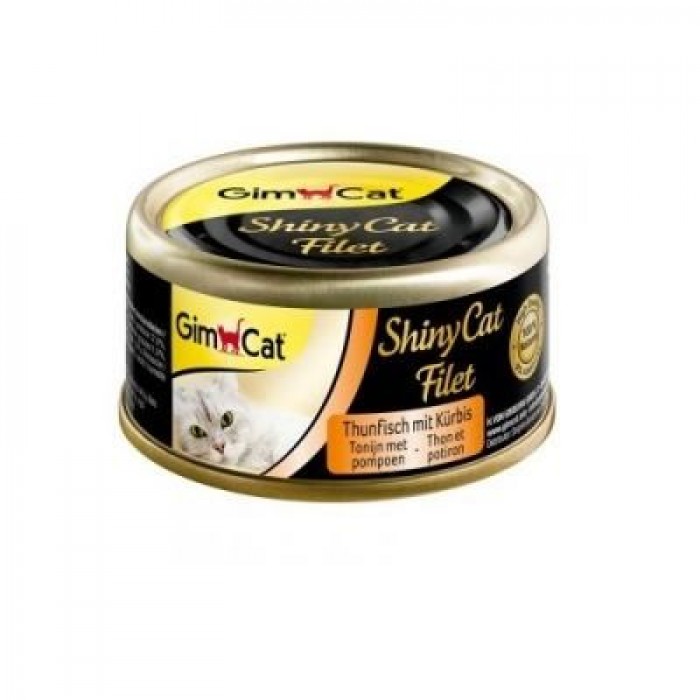 GimCat Shiny Cat Filet тунец и тыква 70g