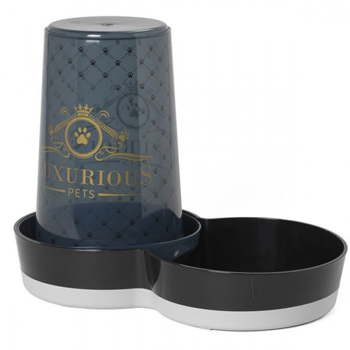 MODERNA TASTY LUXURIOUS Автокормушка/Автопоилка (черная) 3,75 л