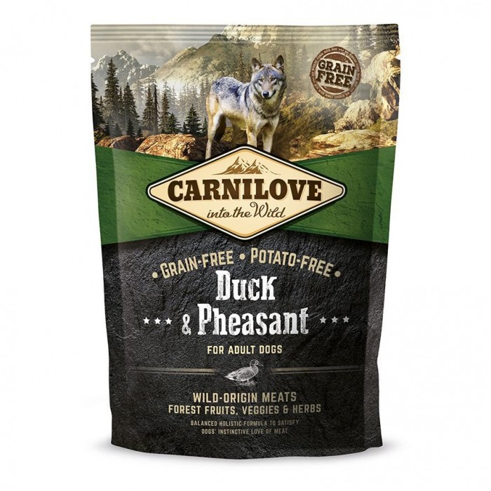 Carnilove Adult Duck and Pheasant з качкою і фазаном для дорослих собак 1,5 kg 