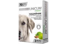 Unicum ORGANIC ошейник от блох и клещей для собак 70см.
