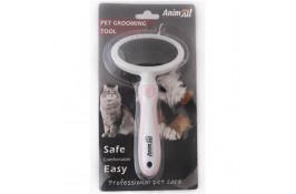 AnimAll Groom пуходерка для животных размер М (розовая)