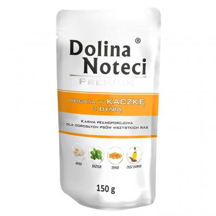 Dolina Noteci Premium вологий корм для собак з качкою та гарбузом 150 г