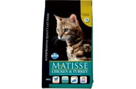 Farmina Matisse Adult Chicken & Turkey сухий корм для котів з куркою та індичкою 0,4 кг