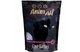 AnimAll Premium "Кристали аметиста" силікагелевий наповнювач для котів з квітковим ароматом 5 л