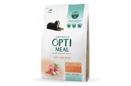 Optimeal Puppy Large Breed сухой корм для щенков больших пород с индейкой 12 кг