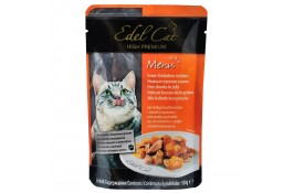 Edel Cat Шматочки з птицею і кроликом у желе для котів, пауч 100g