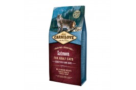 Carnilove Cat Sensitive and Long Hair  з лососем для котів з чутливим травленням 6 kg