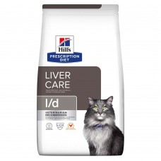 Hill's PD l/d Liver Care сухой корм для кошек при заболевании печени с курицей 1,5 кг