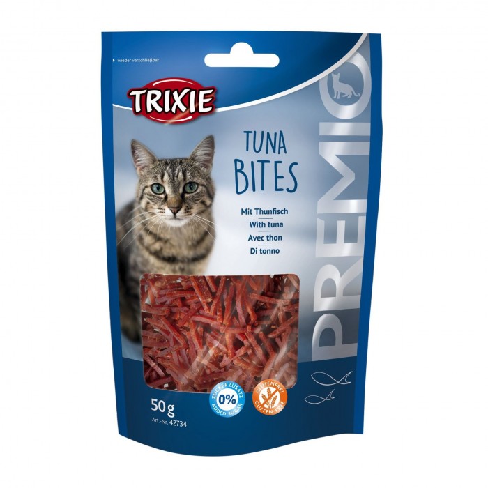 Trixie PREMIO Tuna Bites лакомство для кошек с тунецом 50гр