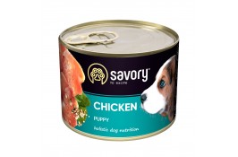 Savory Puppy Chicken вологий корм для цуценят всіх порід з куркою 200g