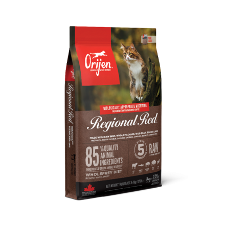 ORIJEN Regional Red Cat сухой корм для кошек с красным мясом и рыбой 0,34 кг
