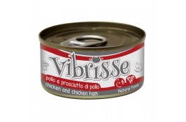 VIBRISSE  вологий корм для кішок з куркою та шинкою 70 г