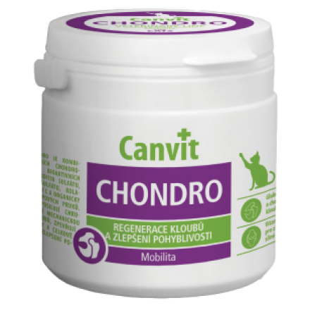 Canvit Chondro вітаміни для кішок з порушенням опорно-рухового апарату 100 г х 100 табл.