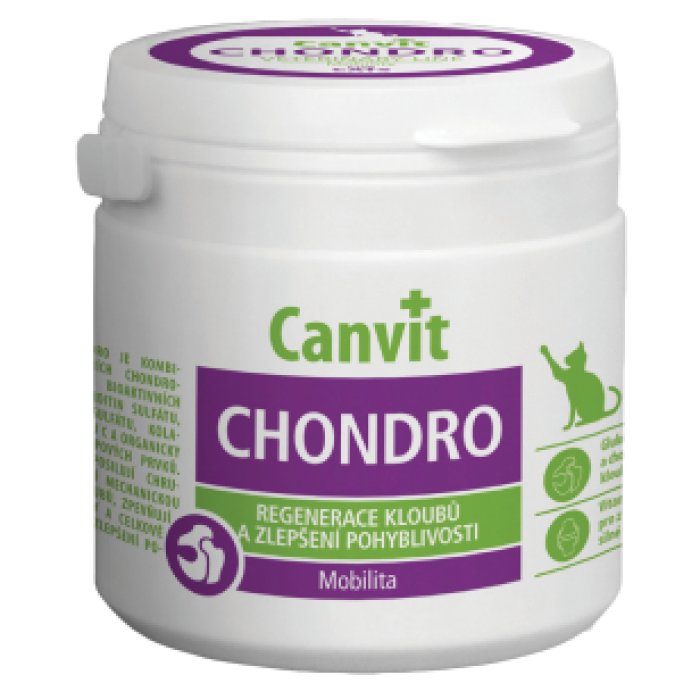 Canvit Chondro вітаміни для кішок з порушенням опорно-рухового апарату 100 г х 100 табл.
