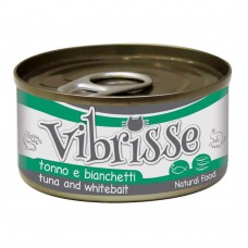 Vibrisse влажный корм для котов с тунцом и корюшкой 140 г