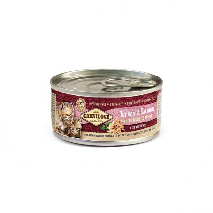 Carnilove Kitten з індичкою та лососем для кошенят 100g