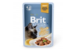 Brit Premium Cat pouch філе тунця в соусі 85г*24шт