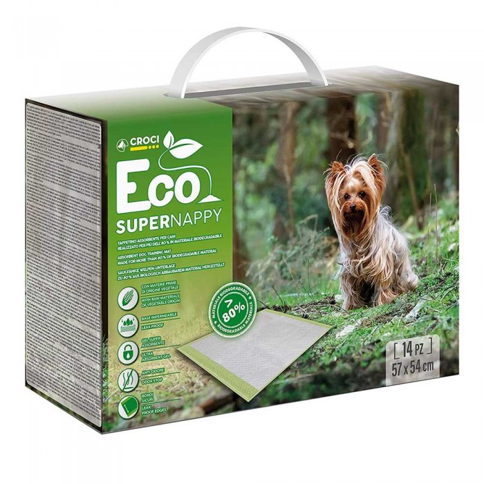 Croci Eco Super Nappy абсорбирующие пеленки для собак M 14 шт