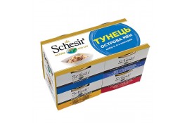 Schesir набір вологого корму для дорослих котів з тунцем (набір 4 шт. х 85 г)