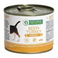 Nature's Protection Adult Beef & Turkey вологий корм для собак з яловичиною та індичкою 200 г* 6шт.