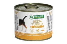 Nature's Protection Adult Beef & Turkey влажный корм для собак с говядиной и индейкой 200 г* 6шт.