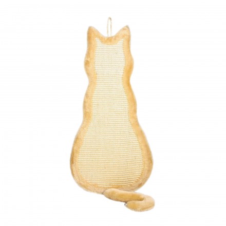 Trixie Cat когтеточка для кошек досточка с колокольчиком бежевая 35×69 см