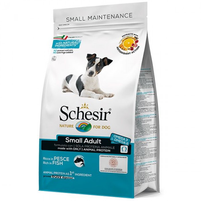 SCHESIR DOG SMALL ADULT FISH сухой корм для собак малых пород с рыбой 2 кг