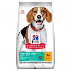 Hill’s SP Adult Perfect Weight Medium Breed сухий корм для підтримки ваги собак середніх порід з куркою 2 кг