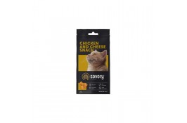 Savory Cat Chicken and Cheese Snack лакомство с курицей и сыром для привередливых котов 60 г