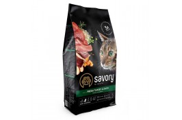Savory Adult Cat Gourmand Fresh Turkey and Duck 2 kg