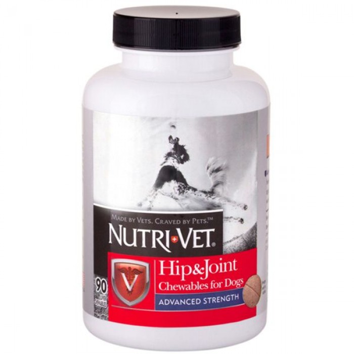 Nutri-Vet Hip & Joint Regular комплекс для відновлення, для суглобів та зв’язок у собак 90 табл.