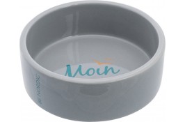 Trixie BE NORDIC керамічна миска для котів і собак сіра 0,3 л/12 см