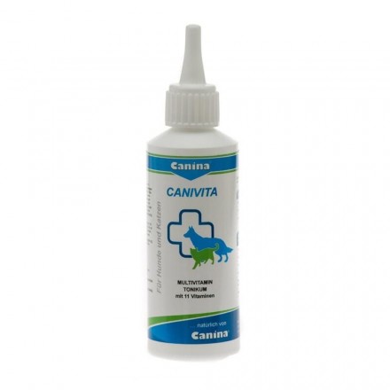 Canina Canivita мультивитаминная эмульсия для котoв и собак 100 мл