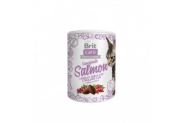 Brit Care Cat Snack Superfruits Salmon ласощі з лососем, шипшиною та журавлиною для котів 100 г