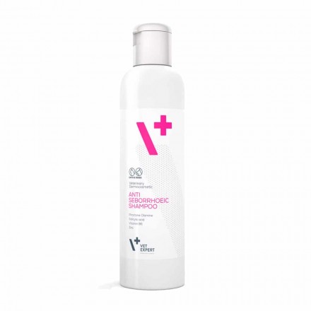 Vet Expert Antiseborrhoeic Shampoo антисеборейный шампунь для кошек и собак 250 мл