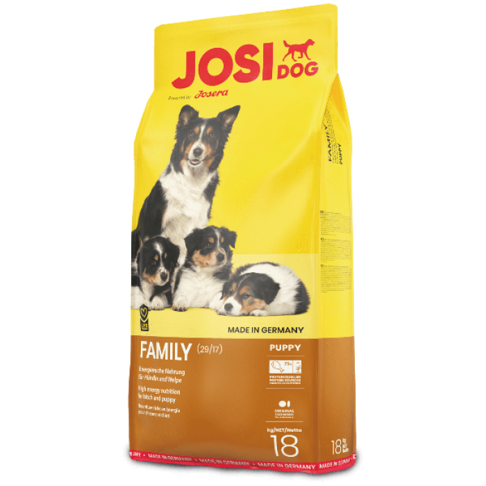 Josera JosiDog Family сухой корм для щенков и кормящих собак 15 кг