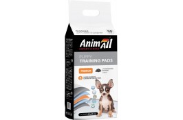 AnimAll Puppy Training Pads пелюшки для собак та цуценят з активованим вугіллям 60×60 см 50 шт