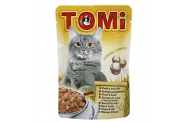 TOMI POULTRY RABBIT влажный корм для кошек с птицей и кроликом в соусе 100 г