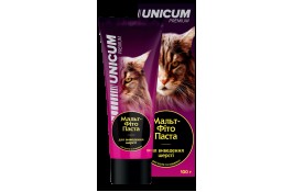 Unicum фитопаста для вывода шерсти у кошек и котят 100г.
