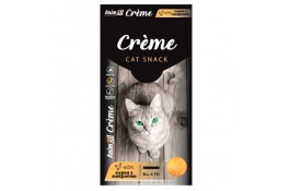 AnimAll Сreme ласощі зі смаком курки та макрелі для котів 6×15 г