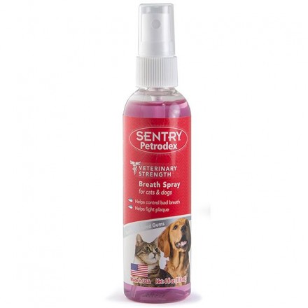Sentry Petrodex Breath Spray спрей-освежитель дыхания для котов и собак 118 мл