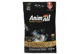 AnimAll деревний наповнювач для котів без аромату 5 кг + 300 г у подарунок
